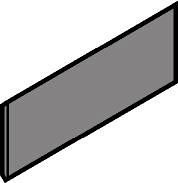 ZAA.532C.BLABD V1000 WGR TANDEMBOX заглушка , прямоугольная, симметрич., с надписью (blum), серый