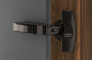 ПЕТЛЯ SENSYS 8675,УГОЛ 110ГР, ЧАШКА TH52D35,НАКЛАДНАЯ,B12,5, ЧЕРНЫЙ ОБСИДИАН
