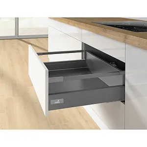КОМПЛЕКТ КОРОБА INNOTECH ATIRA ЧАСТИЧ. ВЫДВ. С SILENT SYSTEM, H144, NL470, РЕЛИНГИ, АНТРАЦИТ