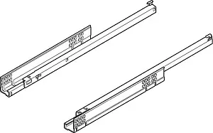 550H5000B TANDEMMPZN Комплект направляющих Tandem BLUMOTION частичного выдвижения с доводчиком 500 м