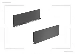 БОКОВИНА ЯЩИКА AVANTECH YOU, H187,NL450,АНТРАЦИТ,ПРАВАЯ