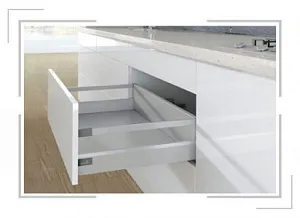 КОМПЛЕКТ ЯЩИКА INNOTECH ATIRA ПОЛНОГО ВЫДВ. ДЛЯ PUSH TO OPEN SILENT,30КГ,H176,NL350,СЕРЫЙ