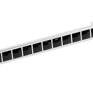 Мебельная ручка CRYSTAL RS420CP/CrBl.4/96
