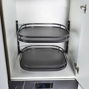 Комплект 2 полки ТорнМоушн, 600, Арена СТИЛЬ, АНТРАЦИТ