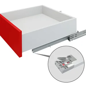 Направляющие скрытого монтажа В-Slide DB8886Zn/350