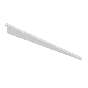 Кронштейн полок ЛДСП, L=490, Белый, RA