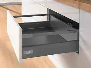КОМПЛЕКТ КОРОБА INNOTECH ATIRA ПОЛН. ВЫДВ. С PUSH TO OPEN, H176, NL420, РЕЛИНГИ, АНТРАЦИТ