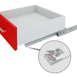 Направляющие скрытого монтажа В-Slide DB8882Zn/550