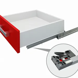 Направляющие скрытого монтажа В-Slide DB8982Zn/500