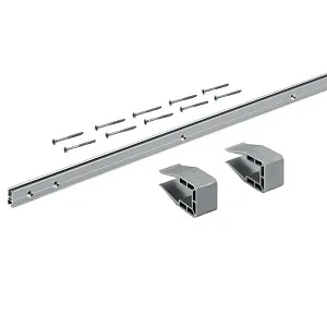 КОМПЛЕКТ ПРОФИЛЕЙ SLIDELINE M, L2500,H25,ЦВЕТ СЕРЕБРИСТЫЙ